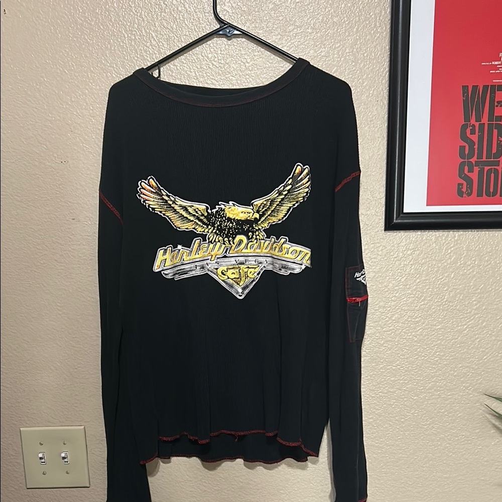 Harley-Davidson Black Long Sleeve Shirt